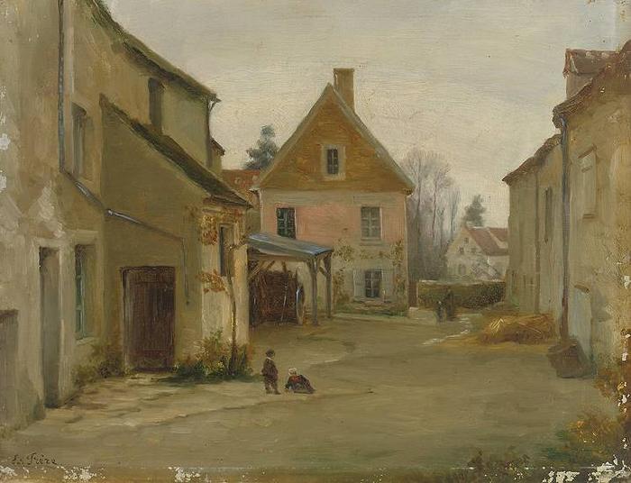 Pierre Edouard Frere Village street oil painting picture